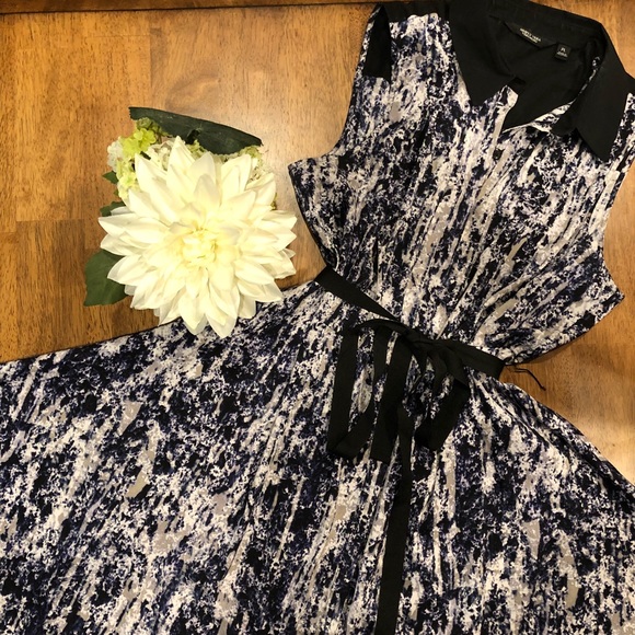 Simply Vera Vera Wang Dresses & Skirts - Petite Simply Vera Vera Wang Splatter Shirtdress